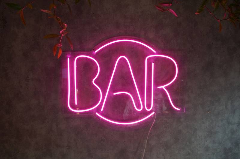 neon Bar 70x52cm