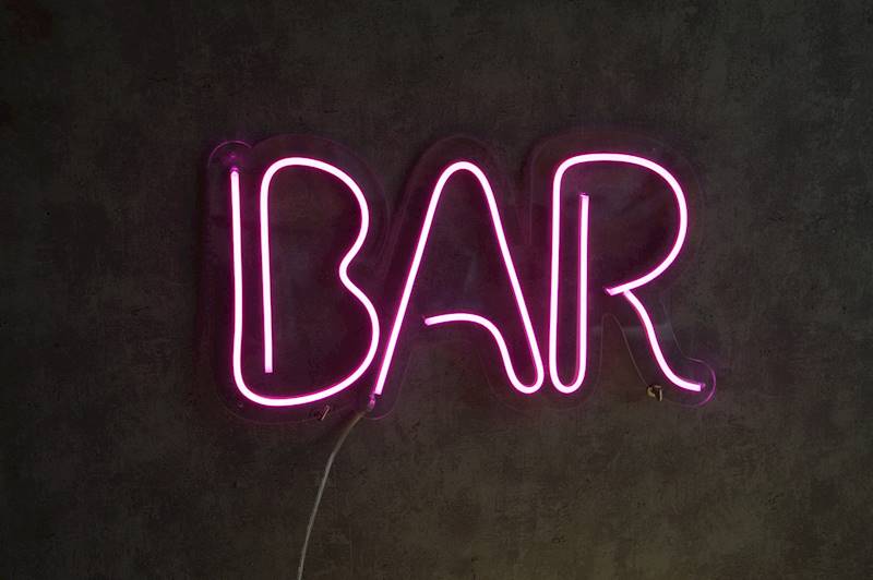 neon Bar 45x25cm