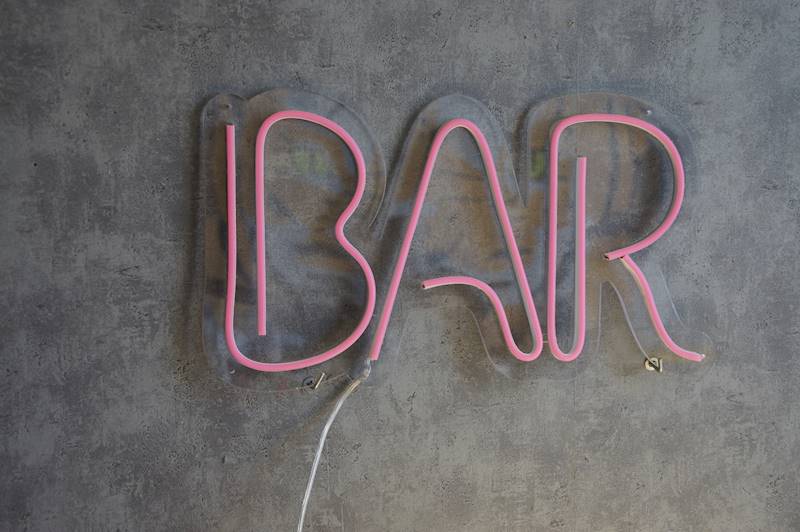 neon Bar 45x25cm