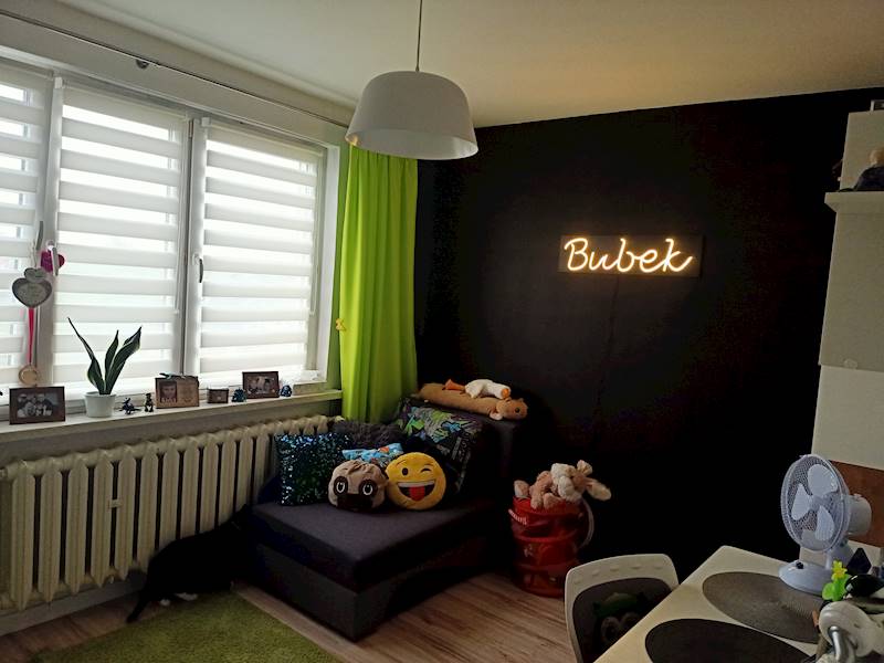 neon Bubek 75x20cm 