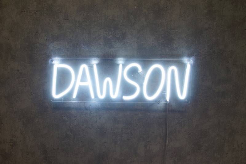 neon Dawson 45x14cm