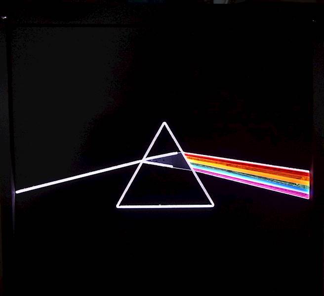 neon Dark side of the moon 30x30cm