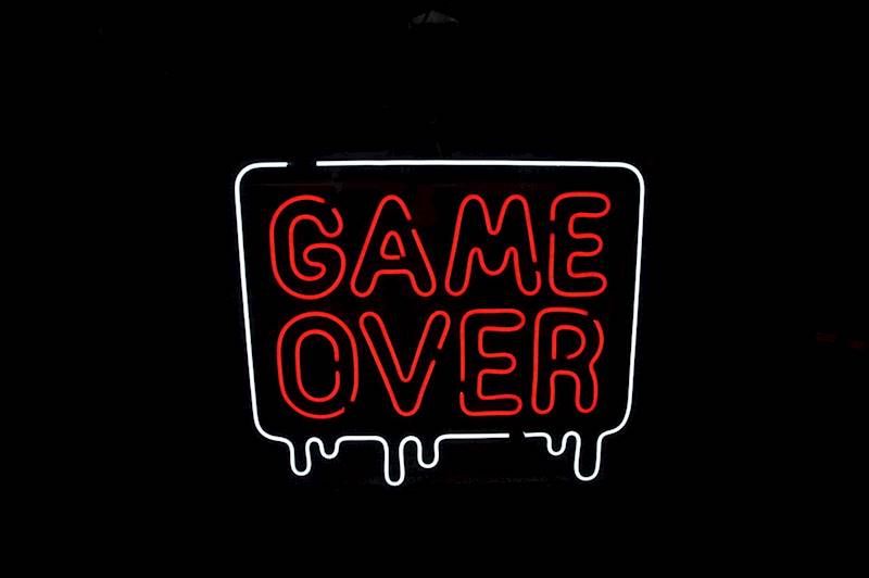 neon GAME OVER 60x52cm 
