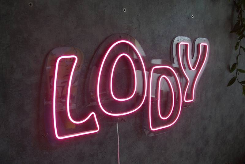 neon Lody 80x42cm