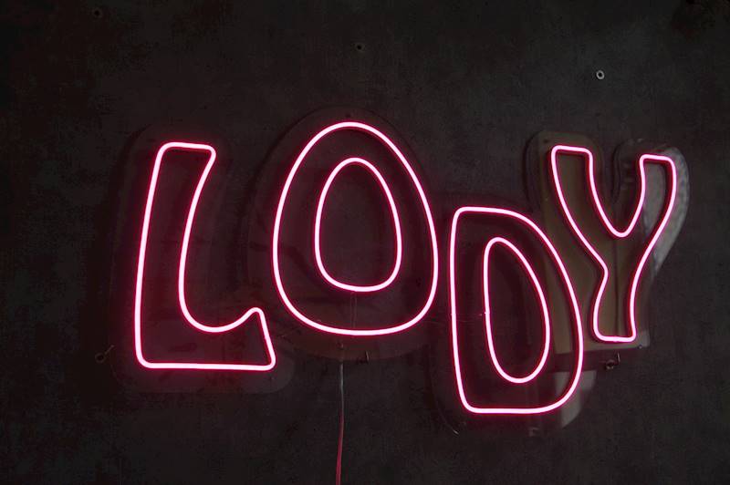 neon Lody 80x42cm
