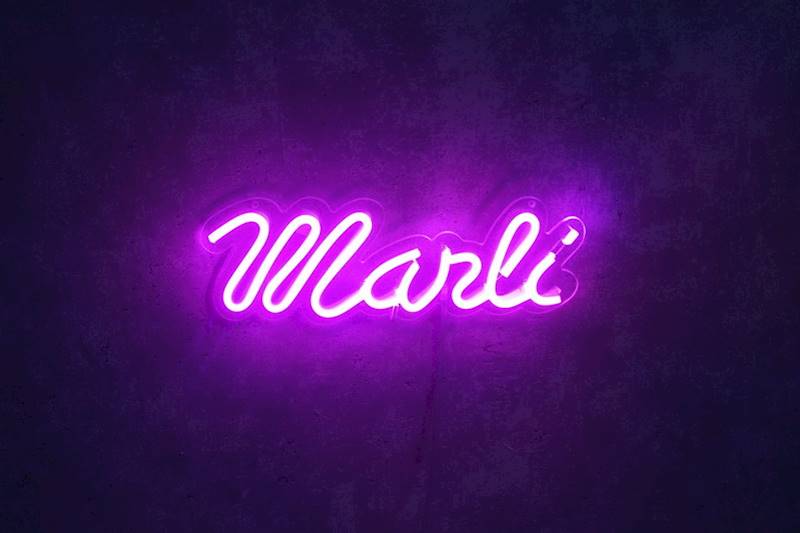 neon Marli 28x10cm 