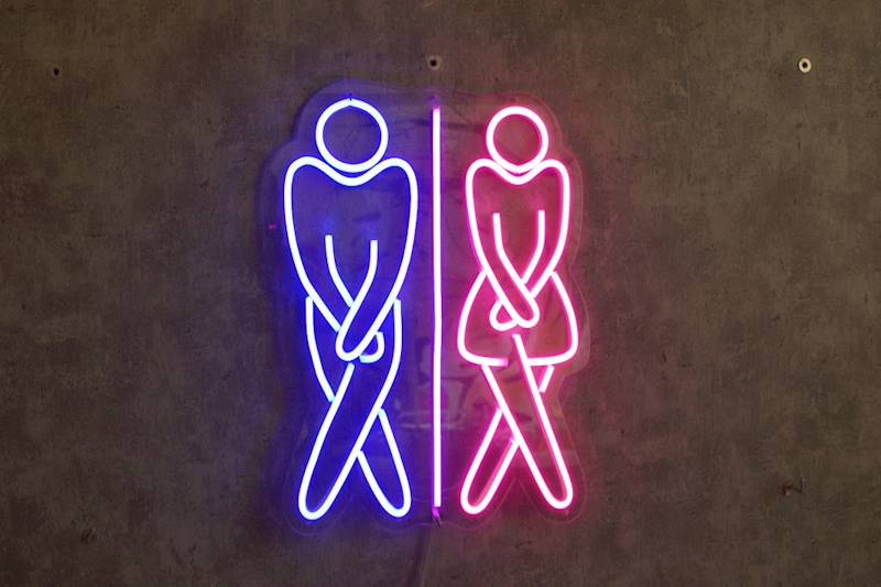 neon WC Pan i Pani 29x40