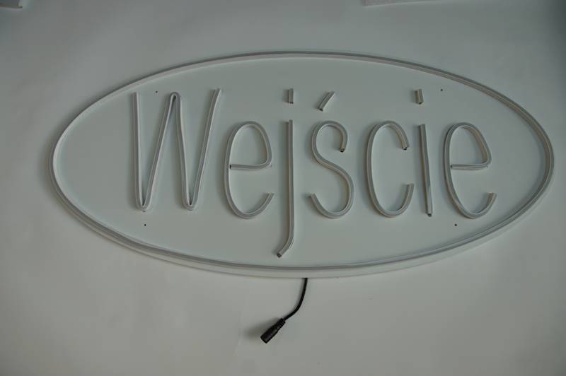 neon Wejscie 70x32cm
