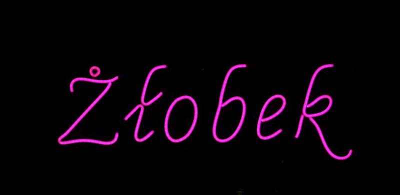 neon Żłobek 80x28cm