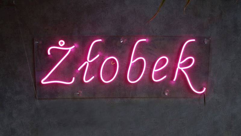 neon Żłobek 80x28cm