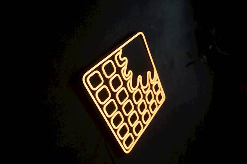 neon Gofr 50x50cm