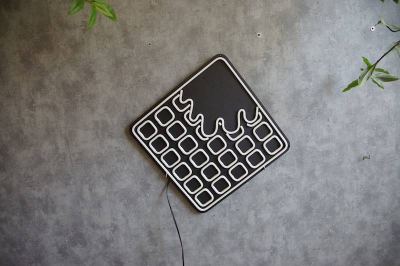 neon Gofr 50x50cm