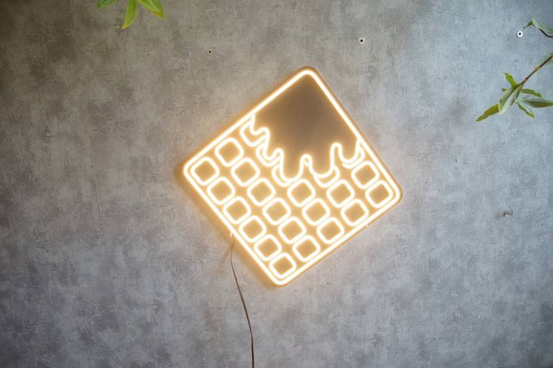 neon Gofr 50x50cm