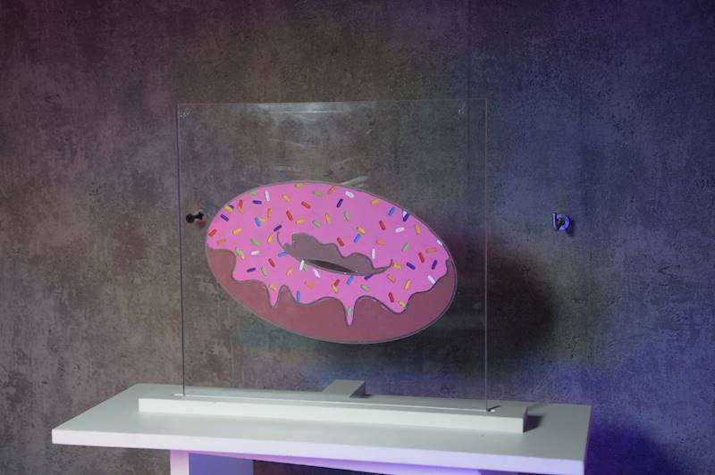 neon karwingowy Donut 24x24cm