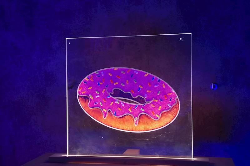 neon karwingowy Donut 24x24cm