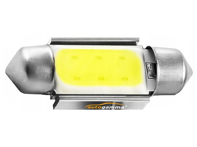 Zarówka LED C5W 39mm 5W COB radiator canbus