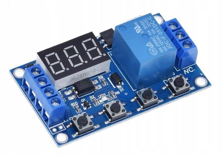 MODUŁ PRZEKAŹNIK CZASOWY timer cykliczny 0-999min