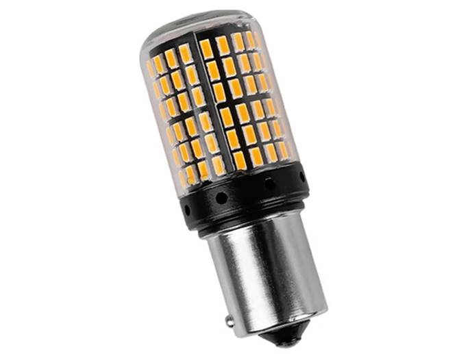 PY21W 144 LED 5630 BAU15S POMARAŃCZ + canbus