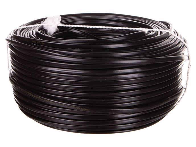 kabel elektryczny OMYp 2x0,75 230V czarny płas 1m