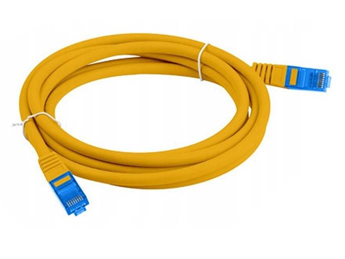 Kabel RJ45 Cat.6a Lanberg pomarańcz S/FTP