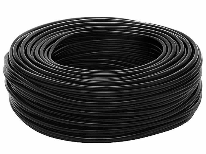 Kabel samochodowy YLYs 7x0,75 miedziany czarny 1m