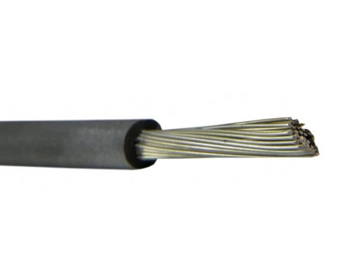 Kabel przewód SIF 0.5mm silikon czarny linka 1m
