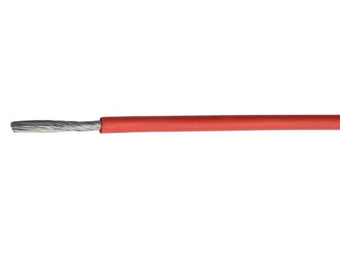 Kabel przewód SIF 0.75mm silikon czerwony linka 1m