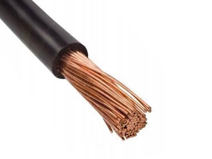 Kabel montażowy linka 10mm okrągły czarny