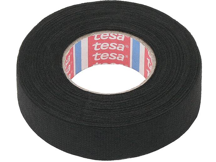 Taśma izol. tekstylna czarna TESA 15m/15mm
