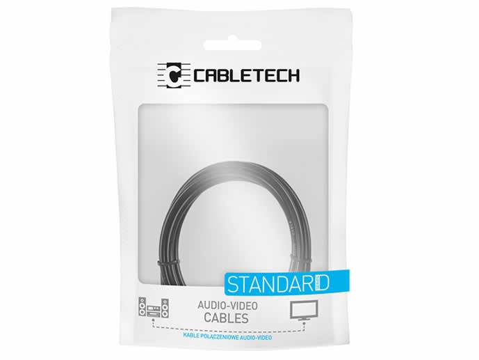 Kabel Jack 3,5 wtyk-gniazdo1.8m Cabletech standard