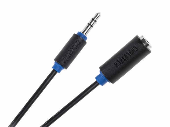 Kabel Jack 3.5 wtyk-gniazdo 3m Cabletech standard