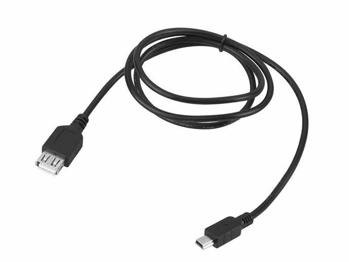 Kabel USB gn wtyk USB mini USB 5pin 1m