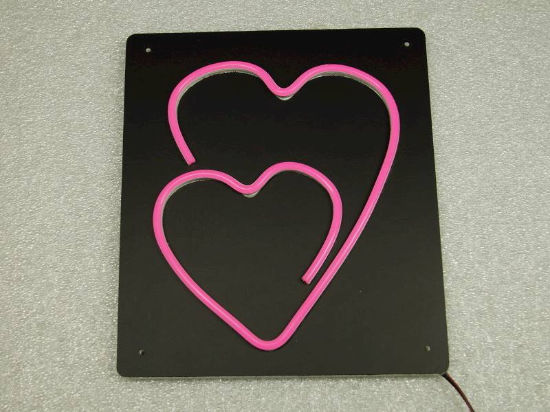 neon serce w sercu 21x24cm 
