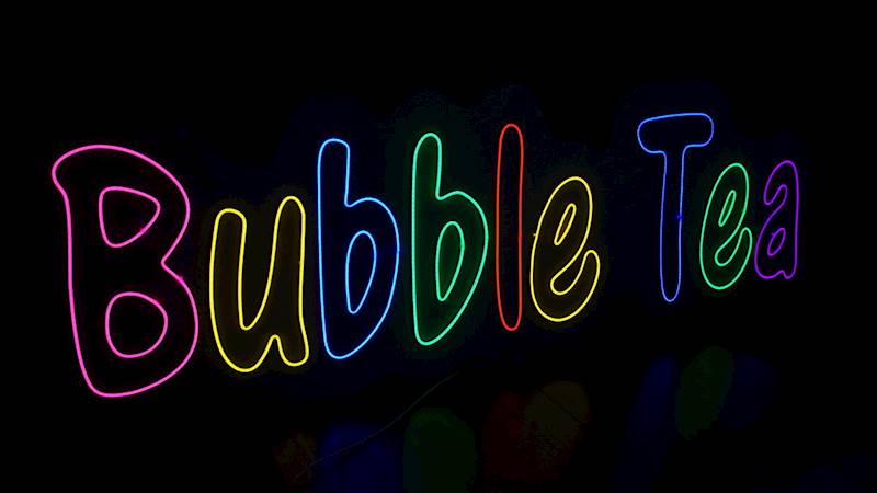 neon zewnętrzny Bubble Tea 210x68cm