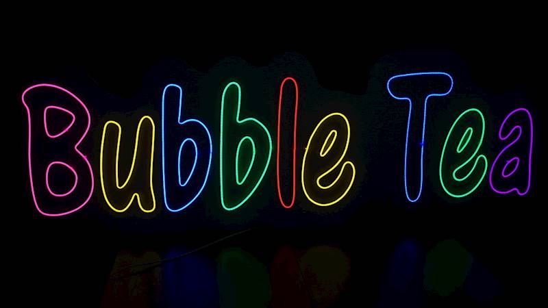 neon zewnętrzny Bubble Tea 210x68cm