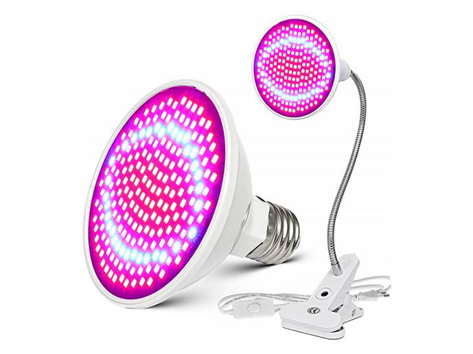 Lampka do uprawy roślin 20W klips