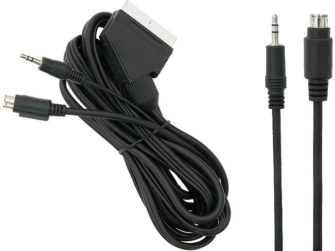 Przyłącze EURO-WTYK JACK 3,5ST+S+VHS 10M