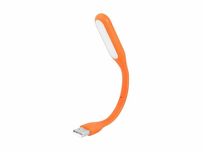 Lampka LED USB Quer pomarańczowa/zielona/biała