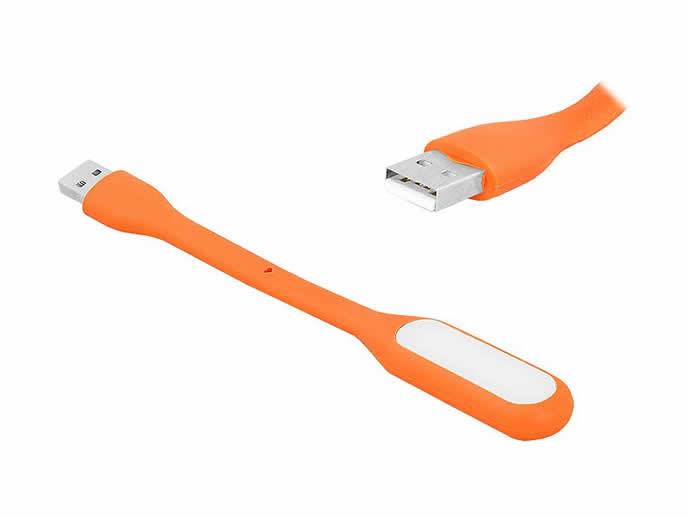 Lampka LED USB Quer pomarańczowa/zielona/biała