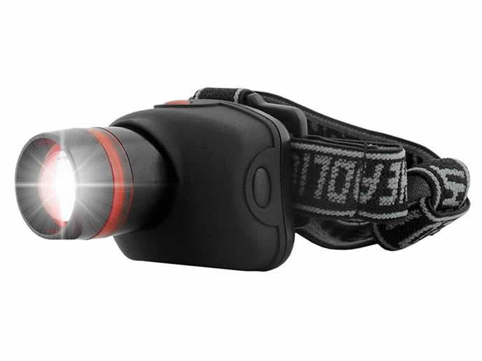 Latarka czołowa 3W cree zoom