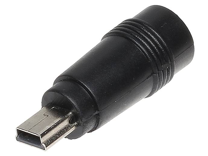 Przejście wtyk USB mini -gniazdo 2.1/5.5
