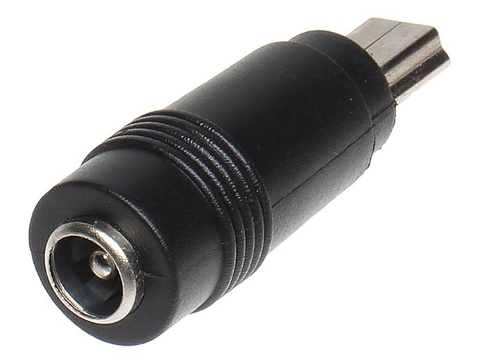 Przejście wtyk USB mini -gniazdo 2.1/5.5
