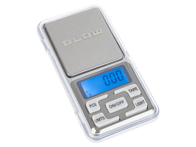 Waga jubilerska 500g 0,01g srebrna
