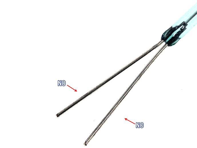 Kontaktron rurka 2,5mm NO/NC przełączający
