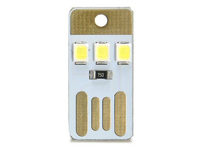 Lampka LED mini USB biała 