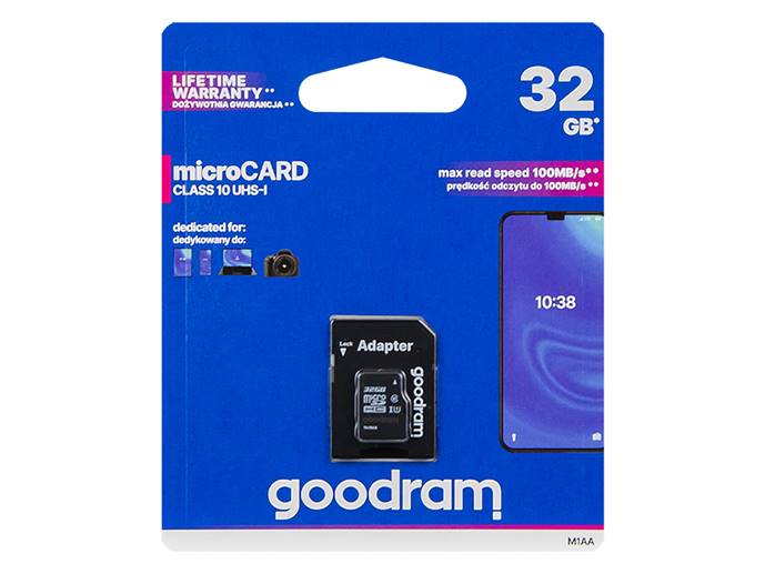 Karta pamięci microSD 32GB UHS-I z adapterem