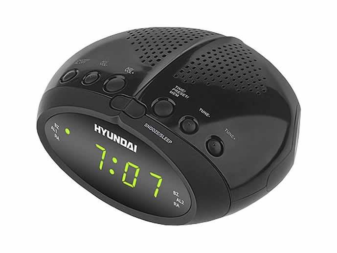 Radiobudzik HYUNDAI RAC213B zielone litery