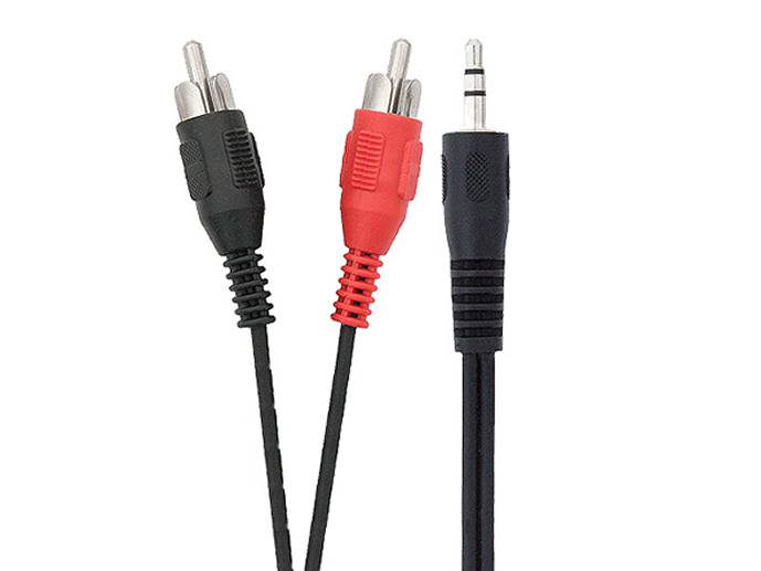 Przyłącze Wtyk jack -2XWtyk RCA 2,5m