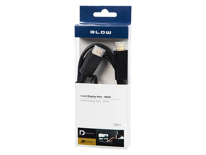 Przył. DISPLAY PORT-HDMI 1,8M