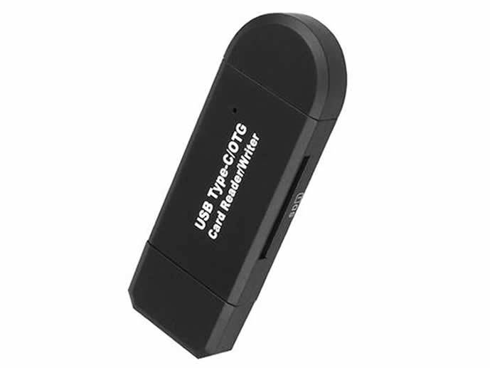 Czytnik kart 5w1 SD microSD USN USB-C microUSB